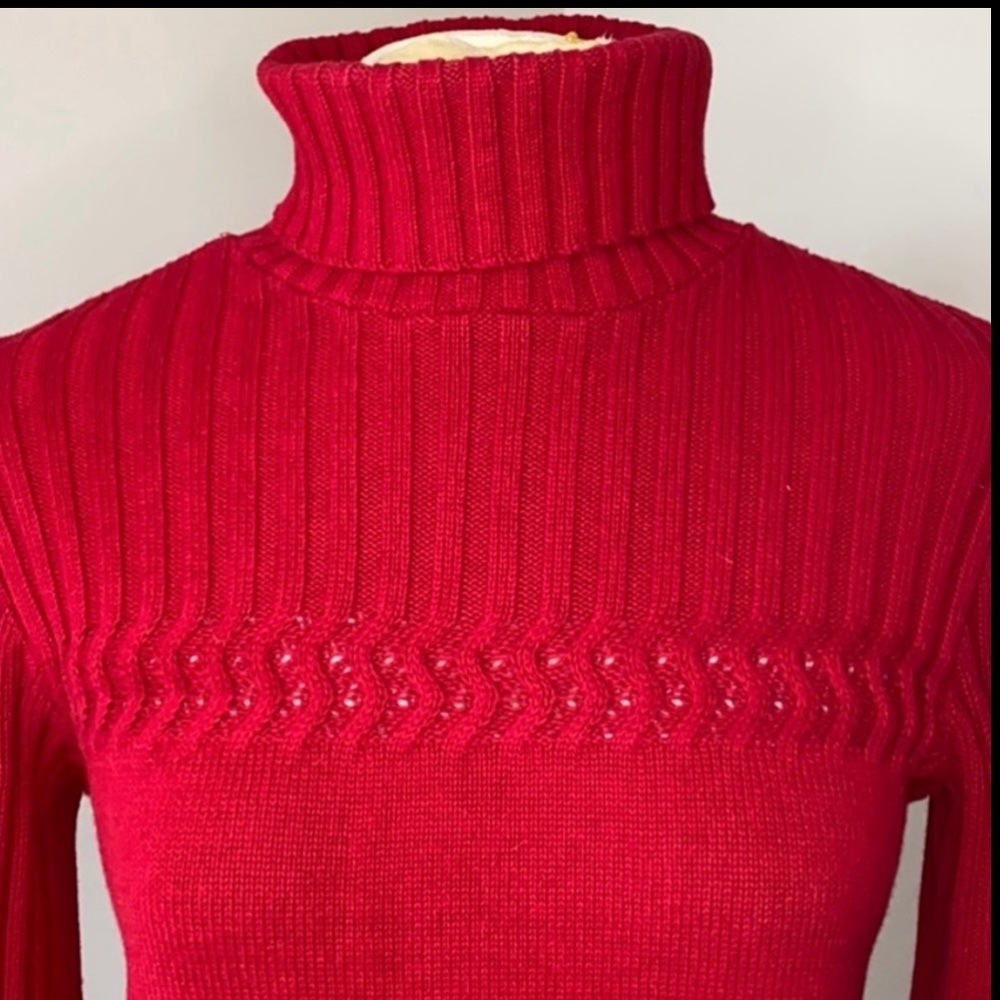BOGO Coldwater Creek Cotton Turtleneck Sweater XS